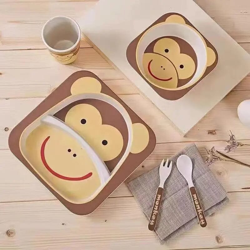 Vaisselle Bebe - BambooKid™ - Singe