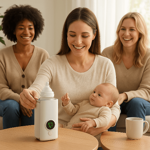 Chauffe-biberon portable et pratique – WarmyGo™