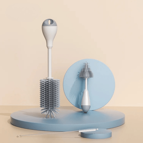 3 morceaux de goupillon silicone gris