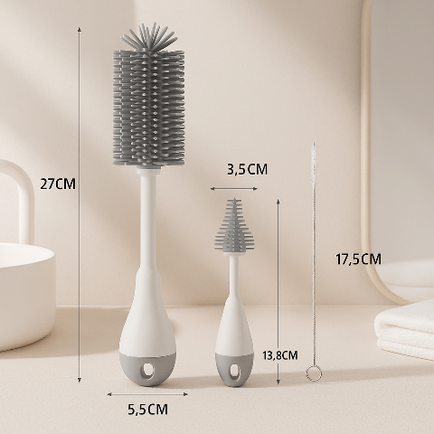 mesures des 3 brosse