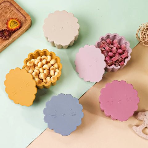 Vaisselle bebe - Boite à goûter silicone