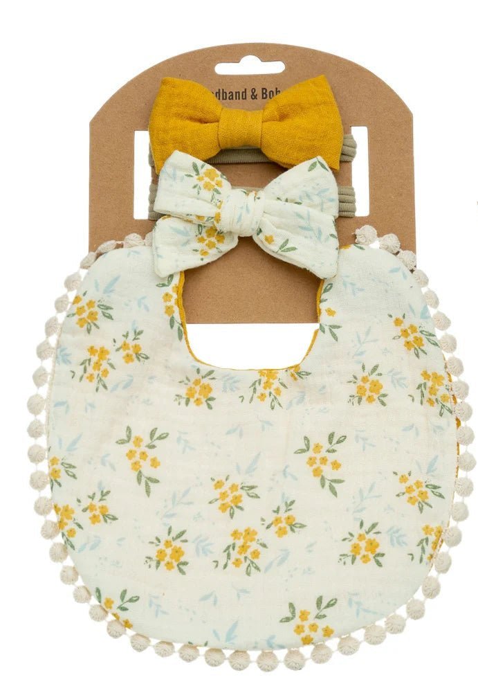 Bavoir bébé : Lot de Bavoir et Bandeau Élégants - Infinity Bébé