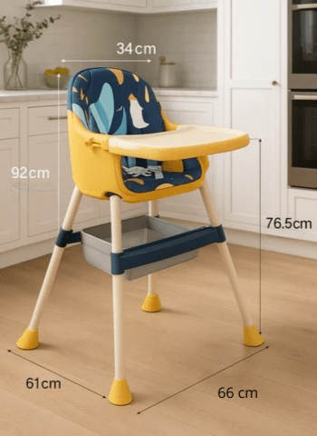 chaise haute bébé dimensions