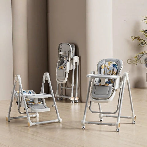 Chaise Haute Bébé Évolutive- Balançoire - Infinity Bébé