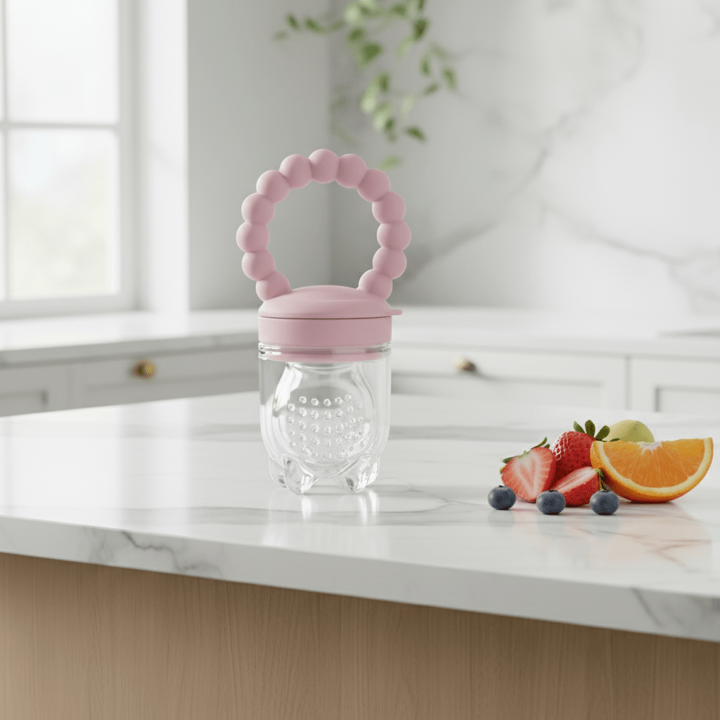 Grignoteuse rose en gros plan