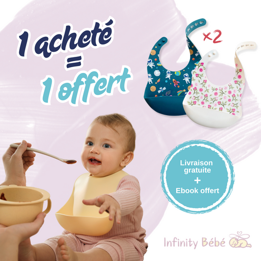 Bavoir bébé - Silicone
