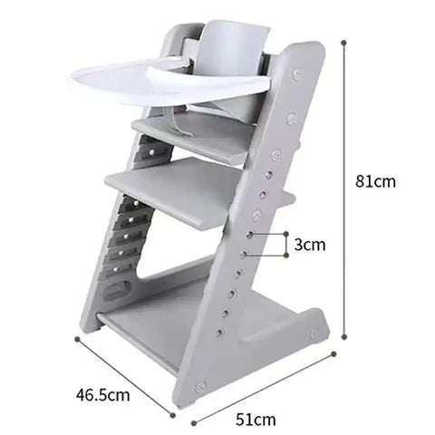 chaise haute bebe dimensions