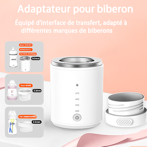 Chauffe Biberon-  à batterie intégrée-NomadWarm™