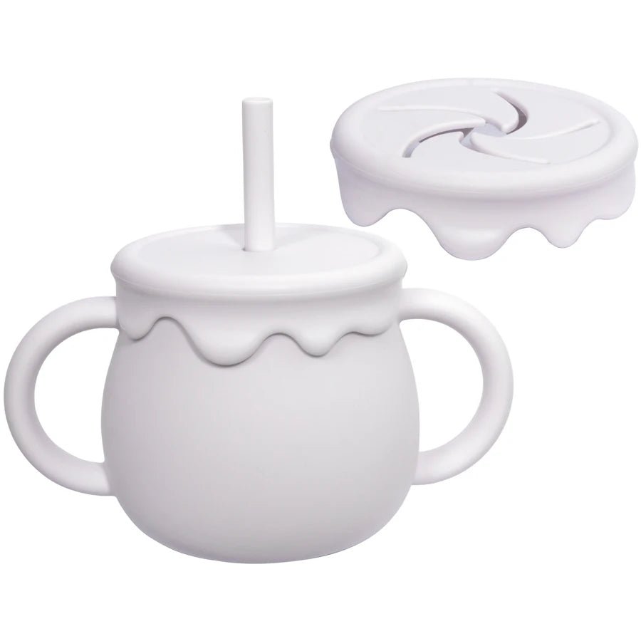 Tasse-d'apprentissage-en-silicone-avec-paille