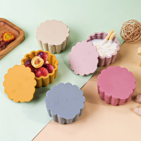 Vaisselle bebe - Boite à goûter silicone