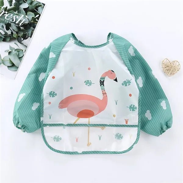 bavoir-bebe-manche-longue