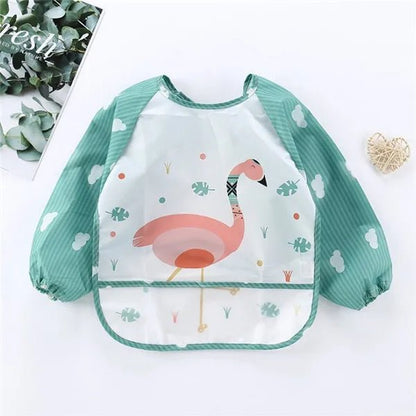 bavoir-bebe-manche-longue