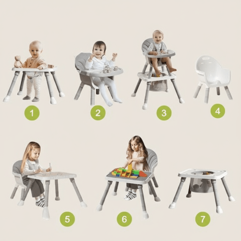Chaise haute bébé- 7 en 1| Bebinova™