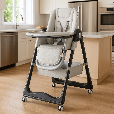 Chaise haute bébé- Petit luxe™