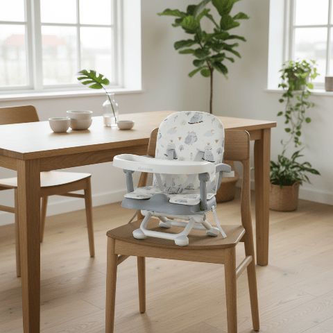 Réhausseur sur chaise sans accoudoirs