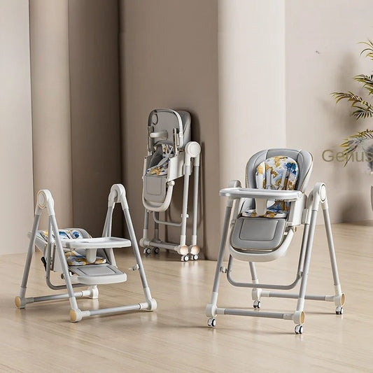 Chaise Haute Bébé Évolutive- Balançoire