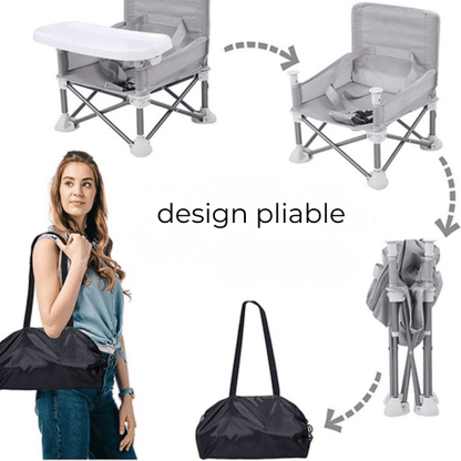 Chaise Haute bébé - Réhausseur chaise bébé