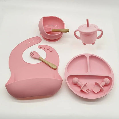Vaisselle Bebe - TablewareBabySet™ - Rose - Infinity Bébé