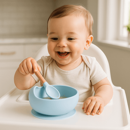 Assiette  bebe - bol à Ventouse- Bol câlin™