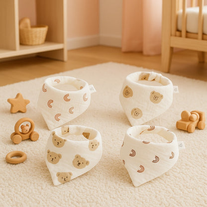 Bavoir bébé- style écharpe- Élégance