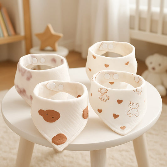 Bavoir bébé- style écharpe- Élégance