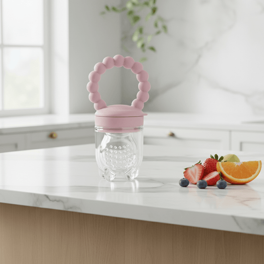 Grignoteuse rose en gros plan
