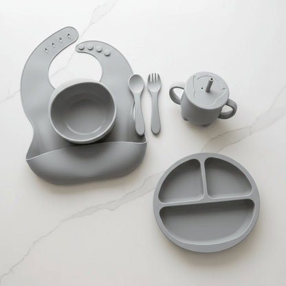 Set Vaisselle Cendre - Vue de Dessus