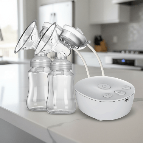 Tire-Lait Double Main Libre sur Comptoir Cuisine