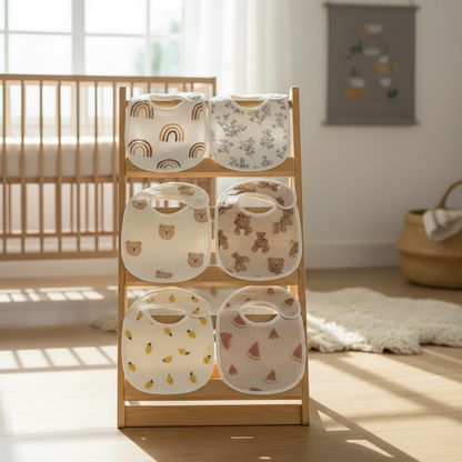 Bavoir bébé - en coton- Duomignon™