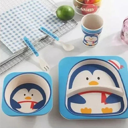 Vaisselle Bebe - BambooKid™ - Pingouin